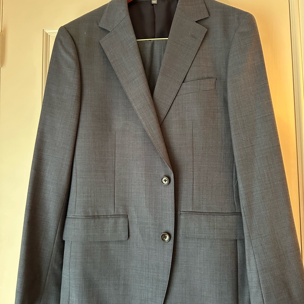 Men's Classic Blue Gray Blazer